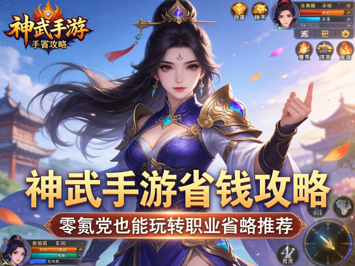 神武手游省钱攻略,零氪党也能玩转的三大职业推荐