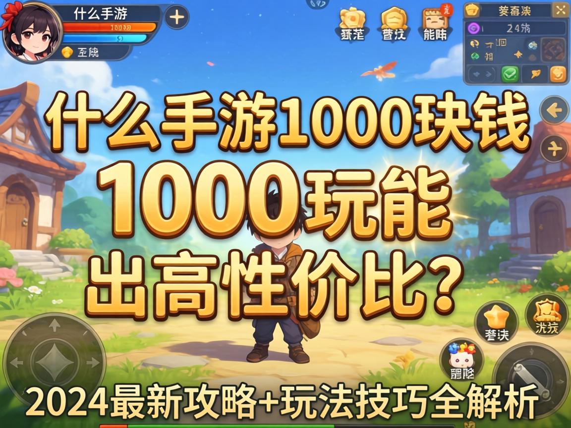 什么手游1000块钱能玩出高性价比?2024最新攻略+玩法技巧全解析