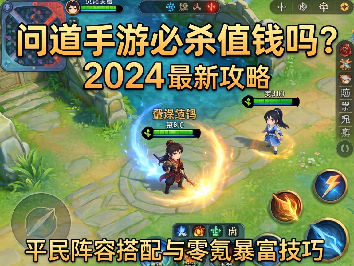 问道手游必杀值钱吗?2024最新攻略,平民阵容搭配与零氪暴富技巧