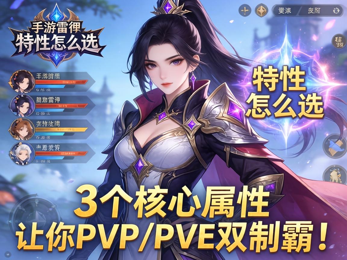手游雷伊特性怎么选?这3个核心属性让你PVP/PVE双制霸!