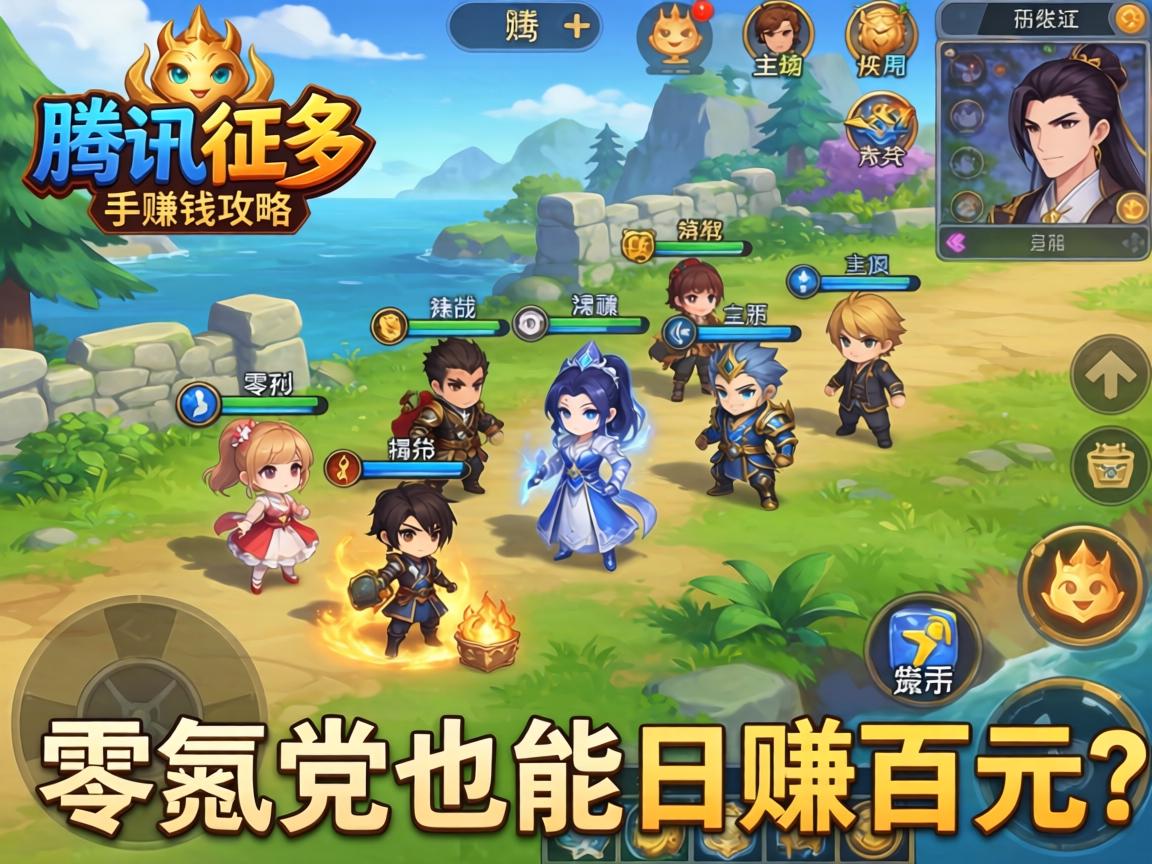 腾讯征途手游赚钱攻略大揭秘,零氪党也能日赚百元?