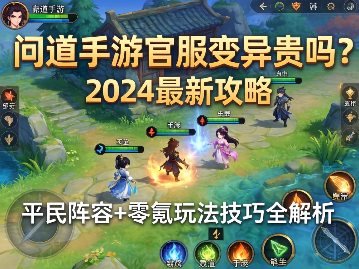 问道手游官服变异贵吗?2024最新攻略,平民阵容+零氪玩法技巧全解析