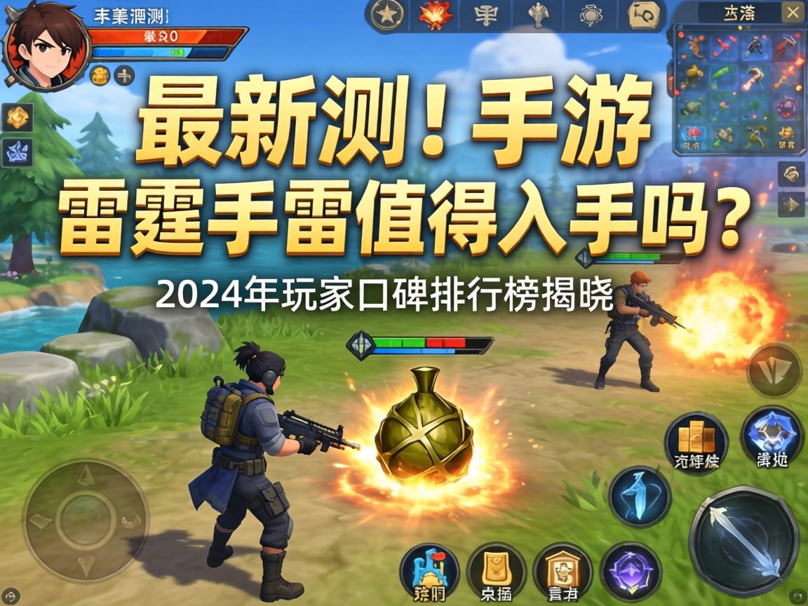 最新实测！手游雷霆手雷值得入手吗？2024年玩家口碑排行榜揭晓