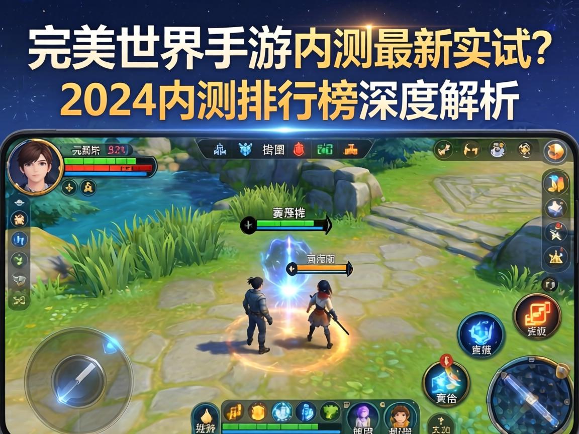 完美世界手游内测最新实测,画质碾压同类?2024内测排行榜深度解析