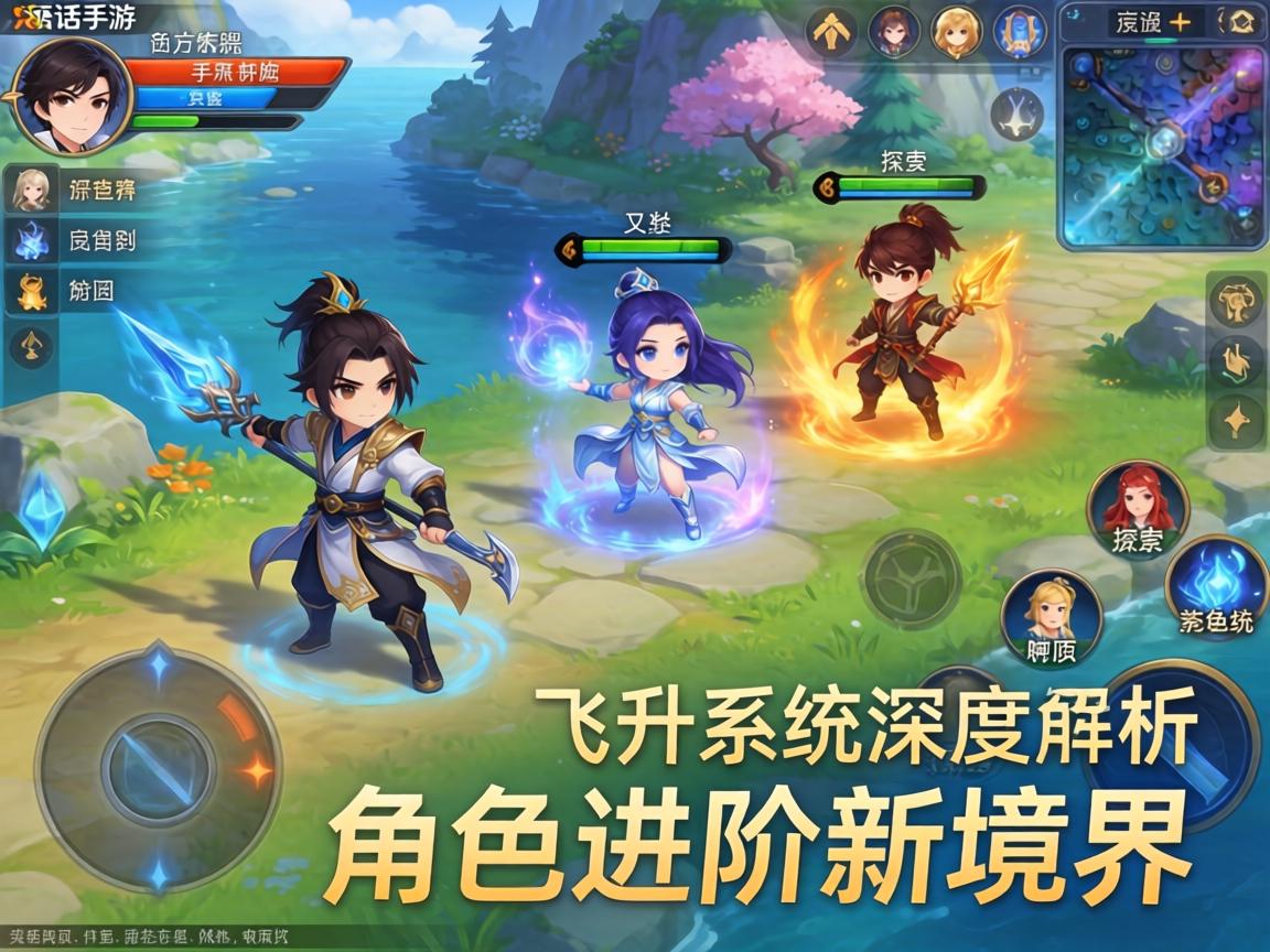 大话手游，飞升系统深度解析，探索角色进阶新境界