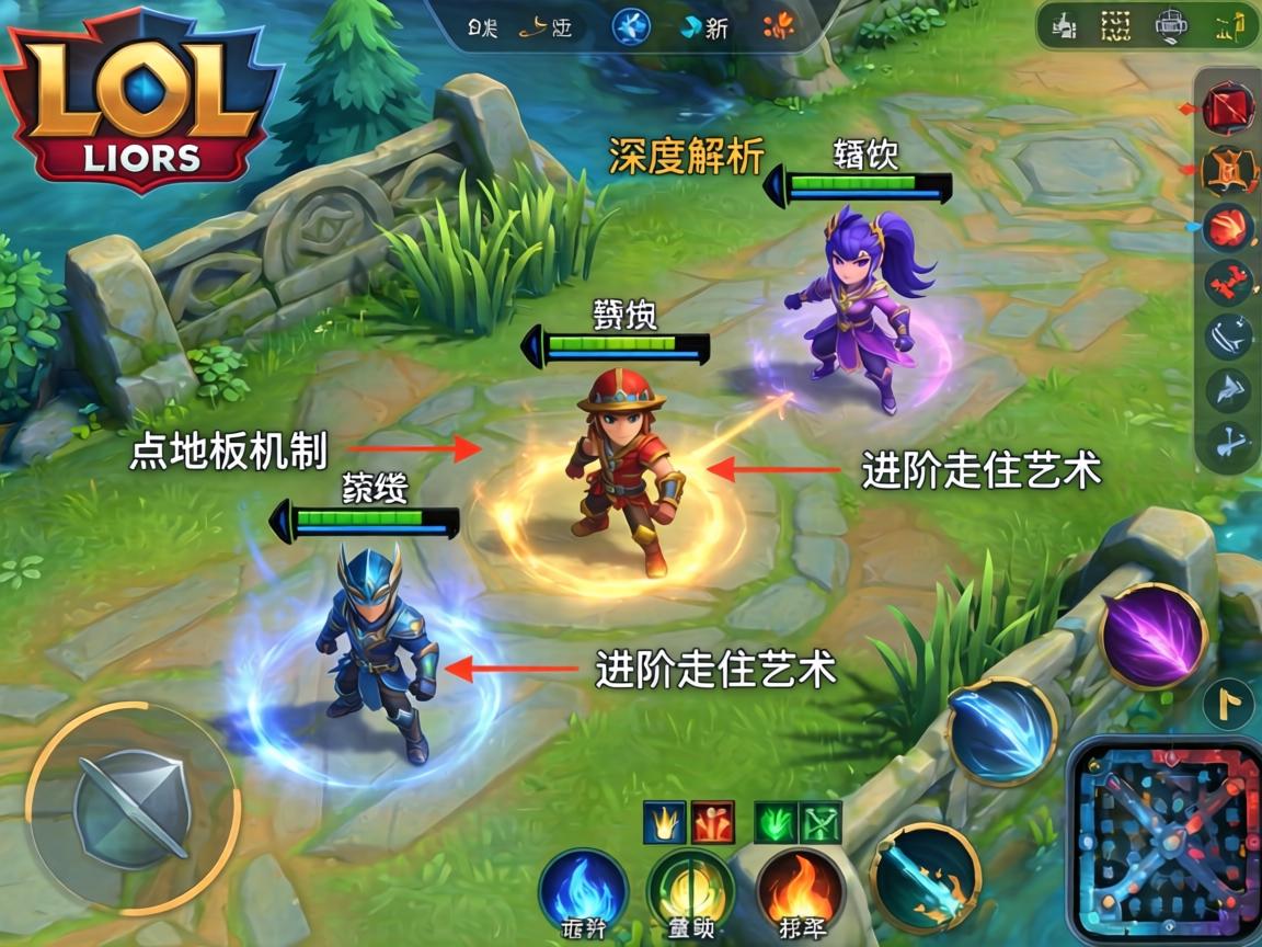 LOL手游操作深度解析，点地板机制与进阶走位艺术