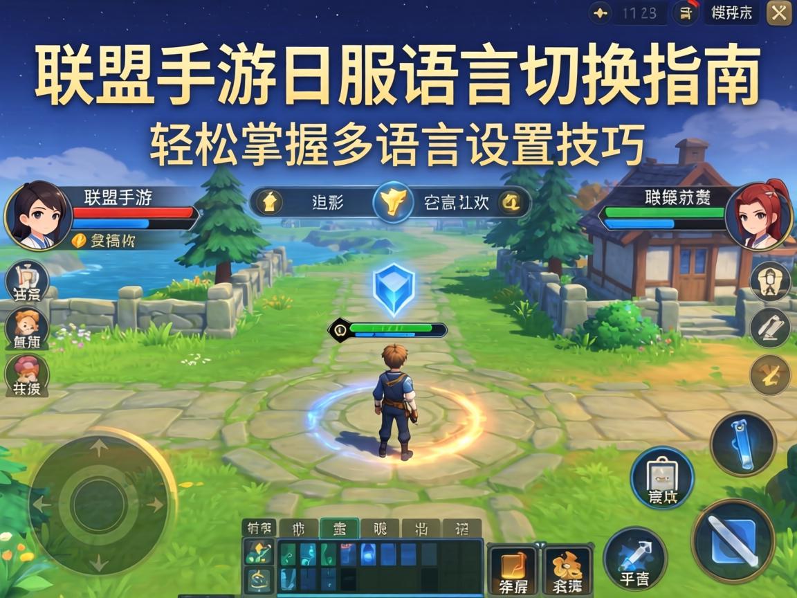 联盟手游日服语言切换指南,轻松掌握多语言设置技巧