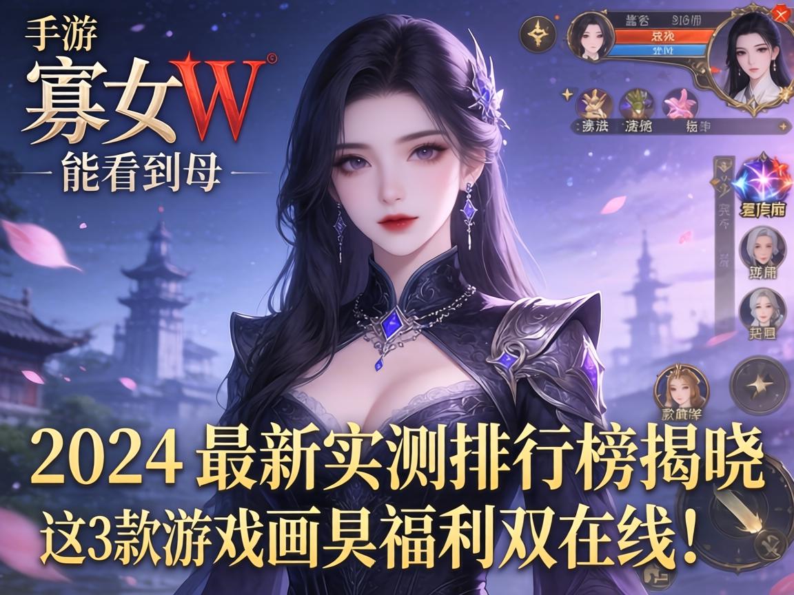 手游寡妇W能看到吗？2024最新实测排行榜揭晓，这3款游戏画质福利双在线！