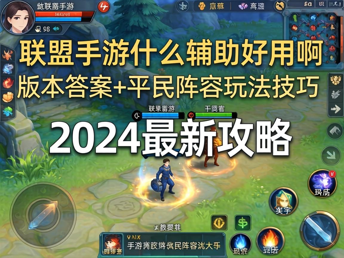 联盟手游什么辅助好用啊？2024最新攻略，版本答案+平民阵容玩法技巧