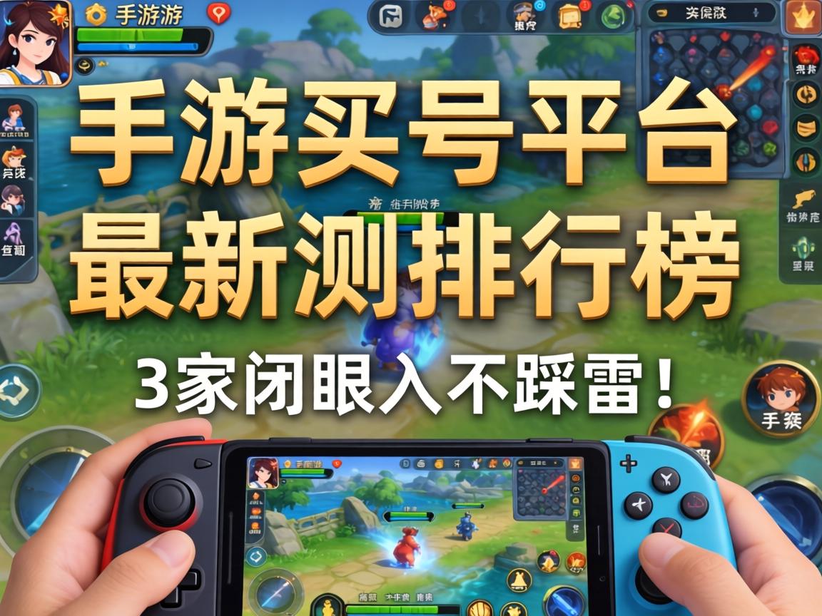 手游买号平台最新实测排行榜，这3家闭眼入不踩雷！