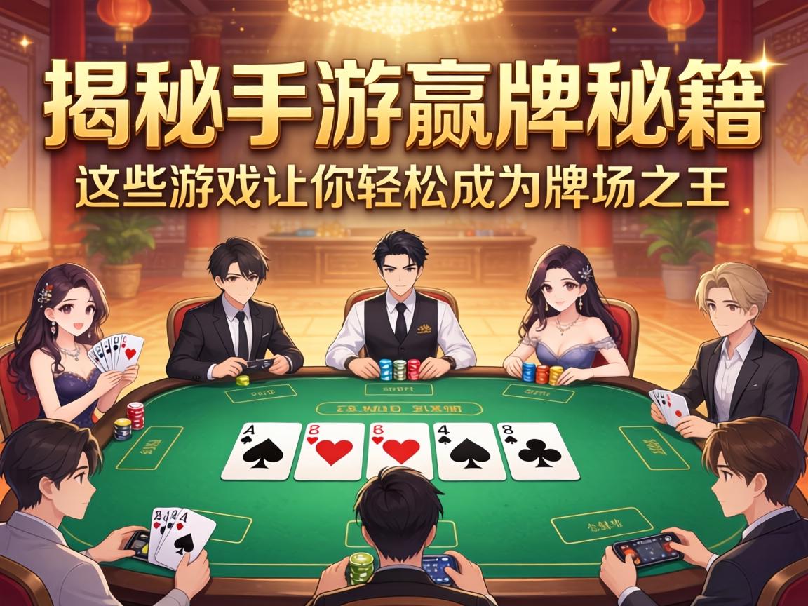 揭秘手游赢牌秘籍,这些游戏让你轻松成为牌场之王
