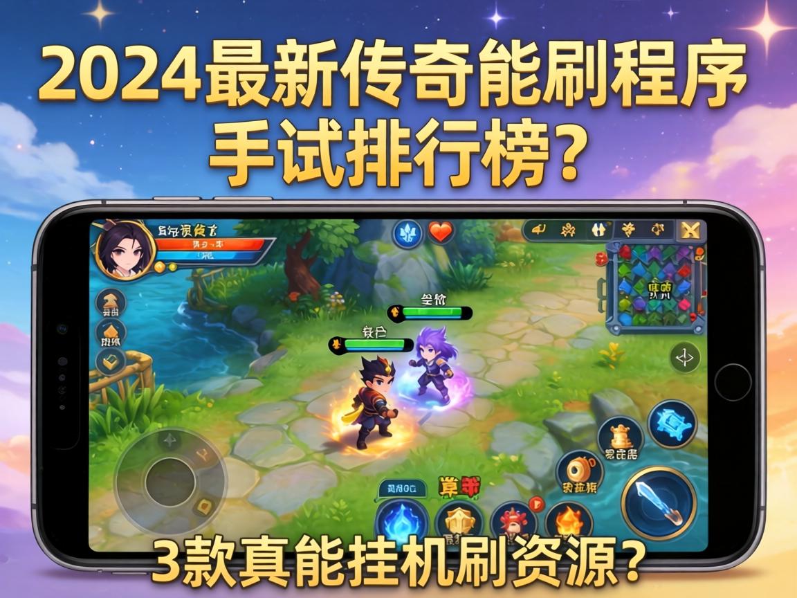 2024最新传奇能刷程序手游实测排行榜，这3款真能挂机刷资源？