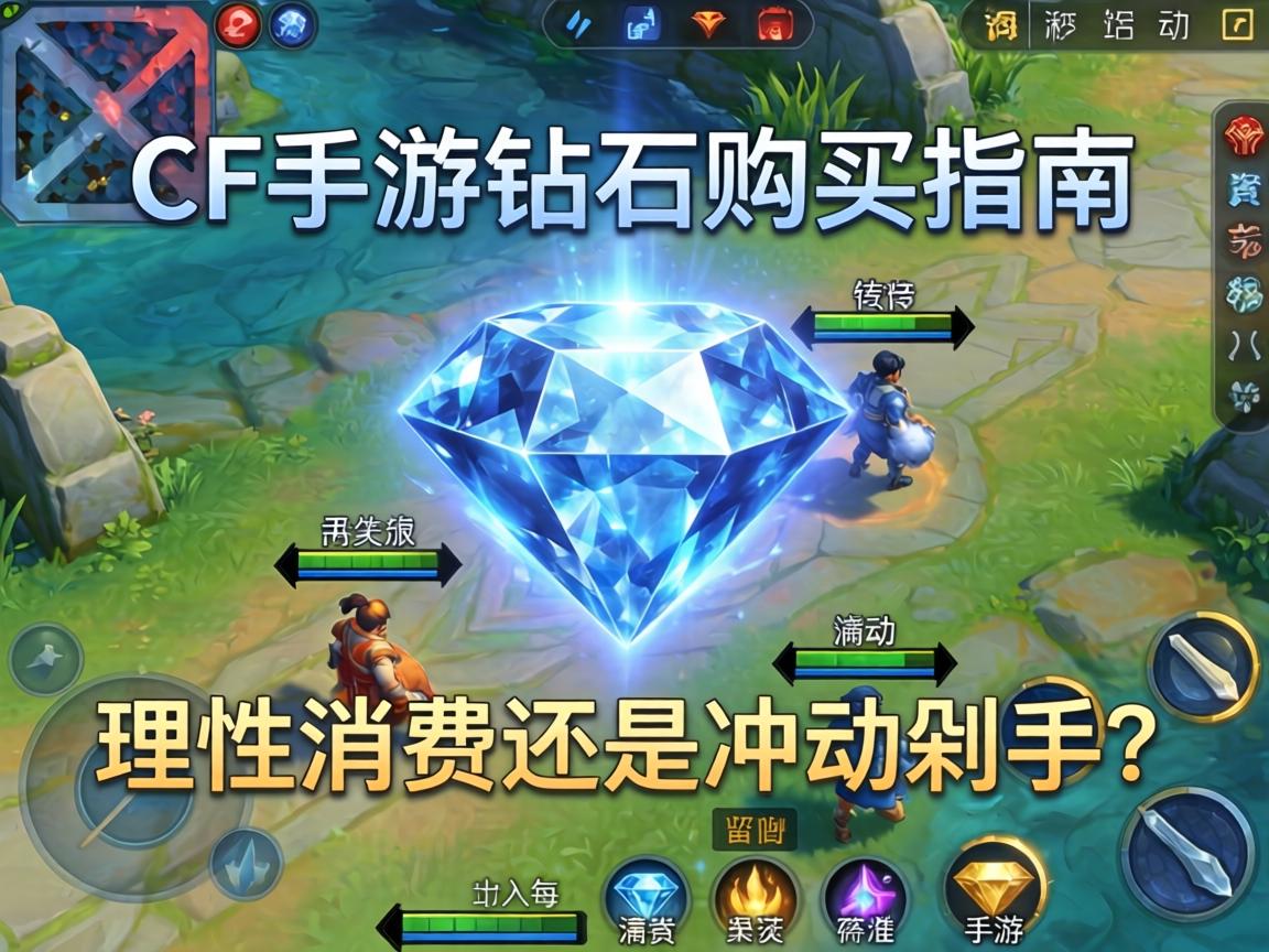 CF手游钻石购买指南，理性消费还是冲动剁手？