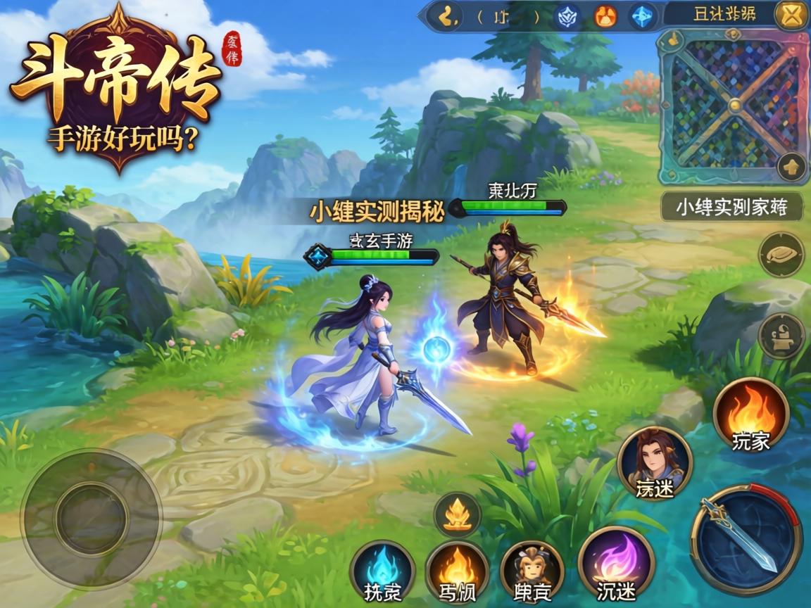 斗帝传手游好玩吗？小编实测揭秘，这款玄幻手游为何让百万玩家沉迷