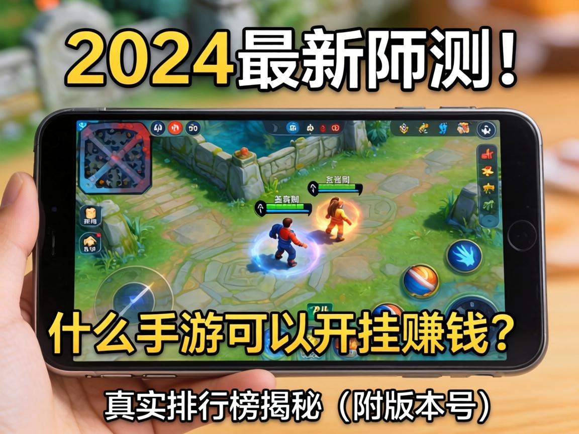 2024最新实测,什么手游可以开挂赚钱?真实排行榜揭秘(附版本号)
