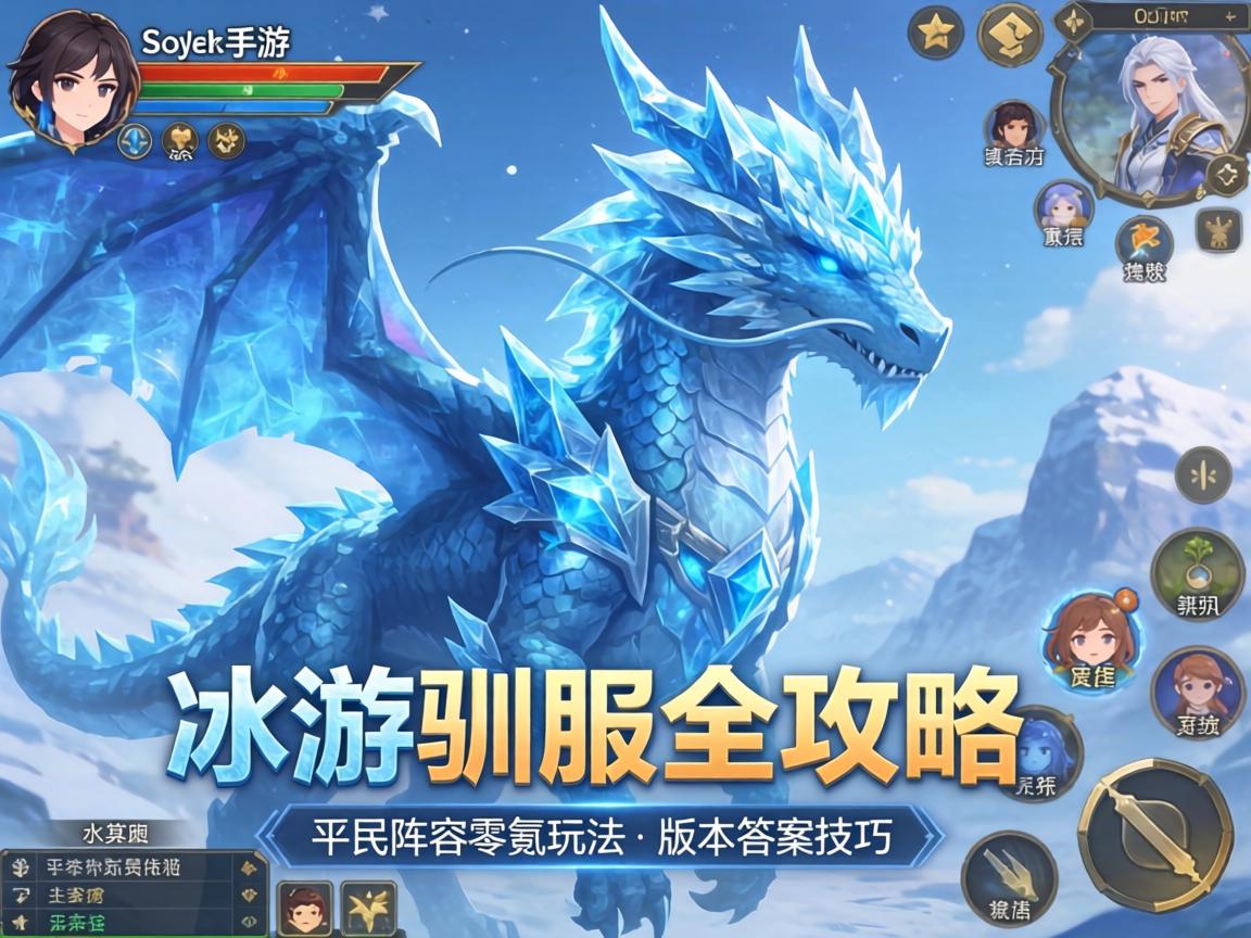方舟手游冰龙驯服全攻略,平民阵容零氪玩法与版本答案技巧