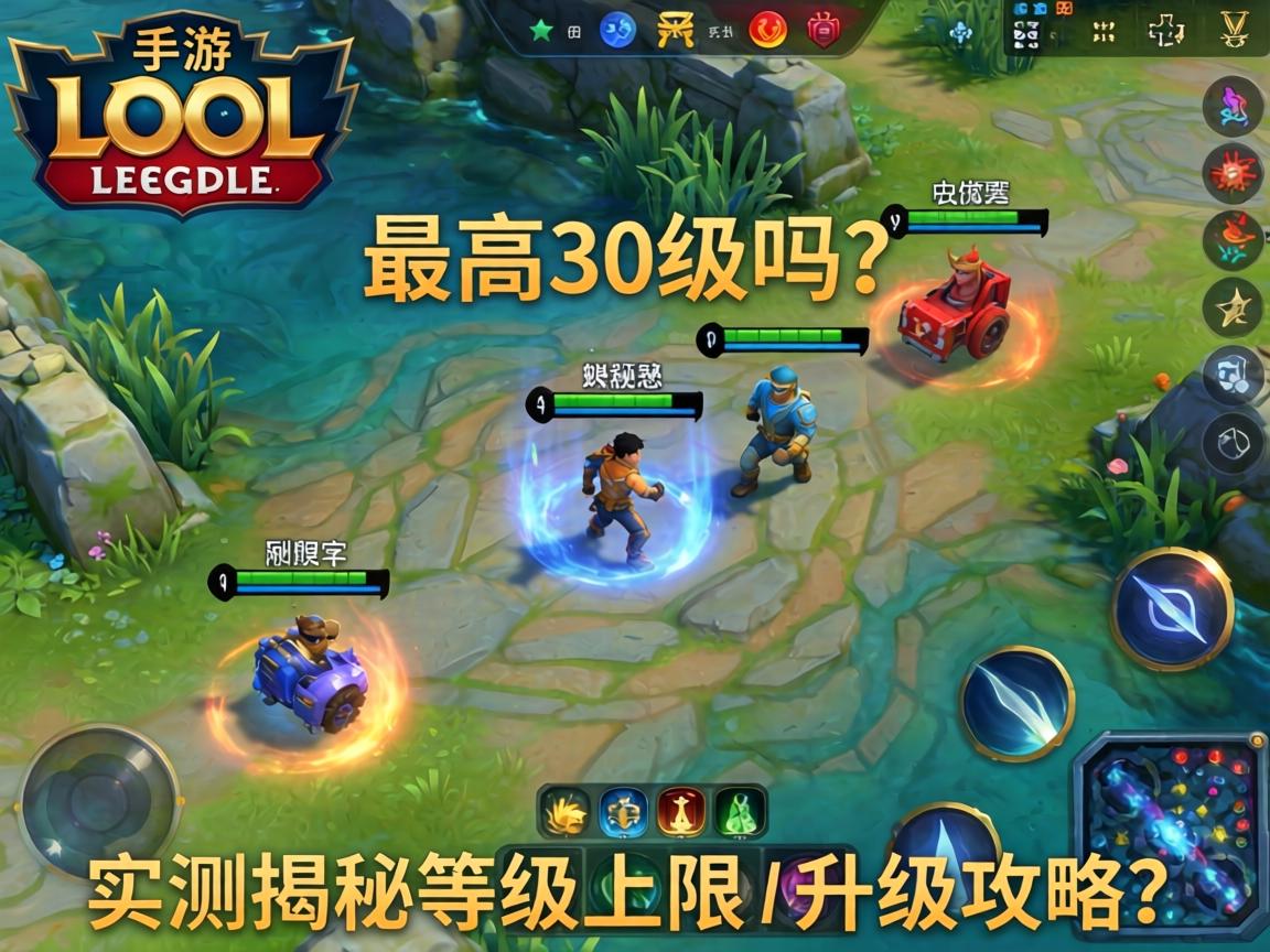 LOL手游最高30级吗？实测揭秘等级上限与升级攻略