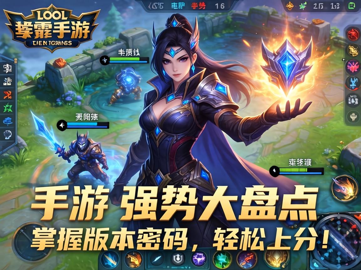 LOL手游中路强势英雄大盘点,掌握版本密码,轻松上分!