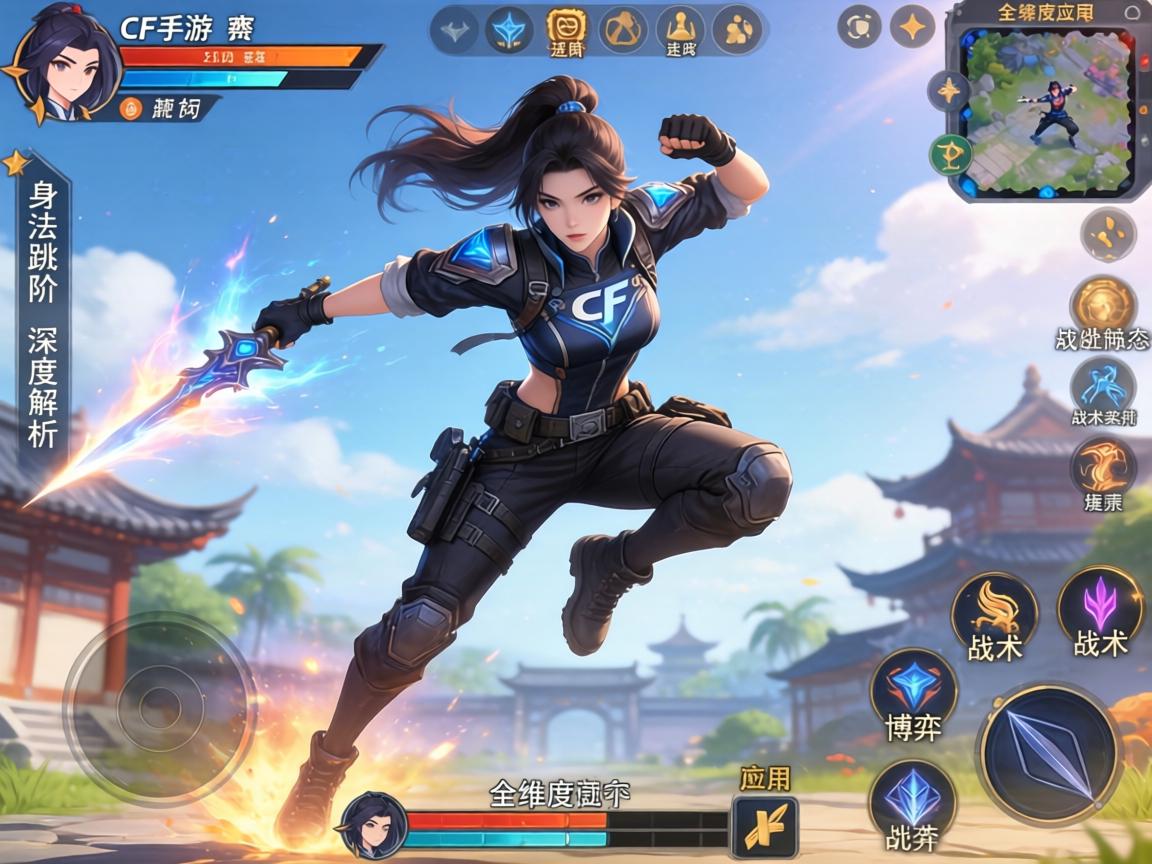 CF手游双跳机制深度解析,从身法进阶到战术博弈的全维度应用
