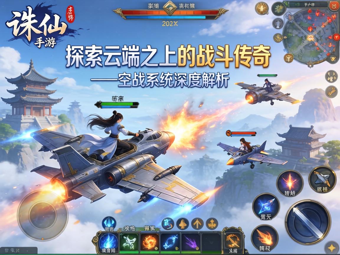 诛仙手游，探索云端之上的战斗传奇——空战系统深度解析