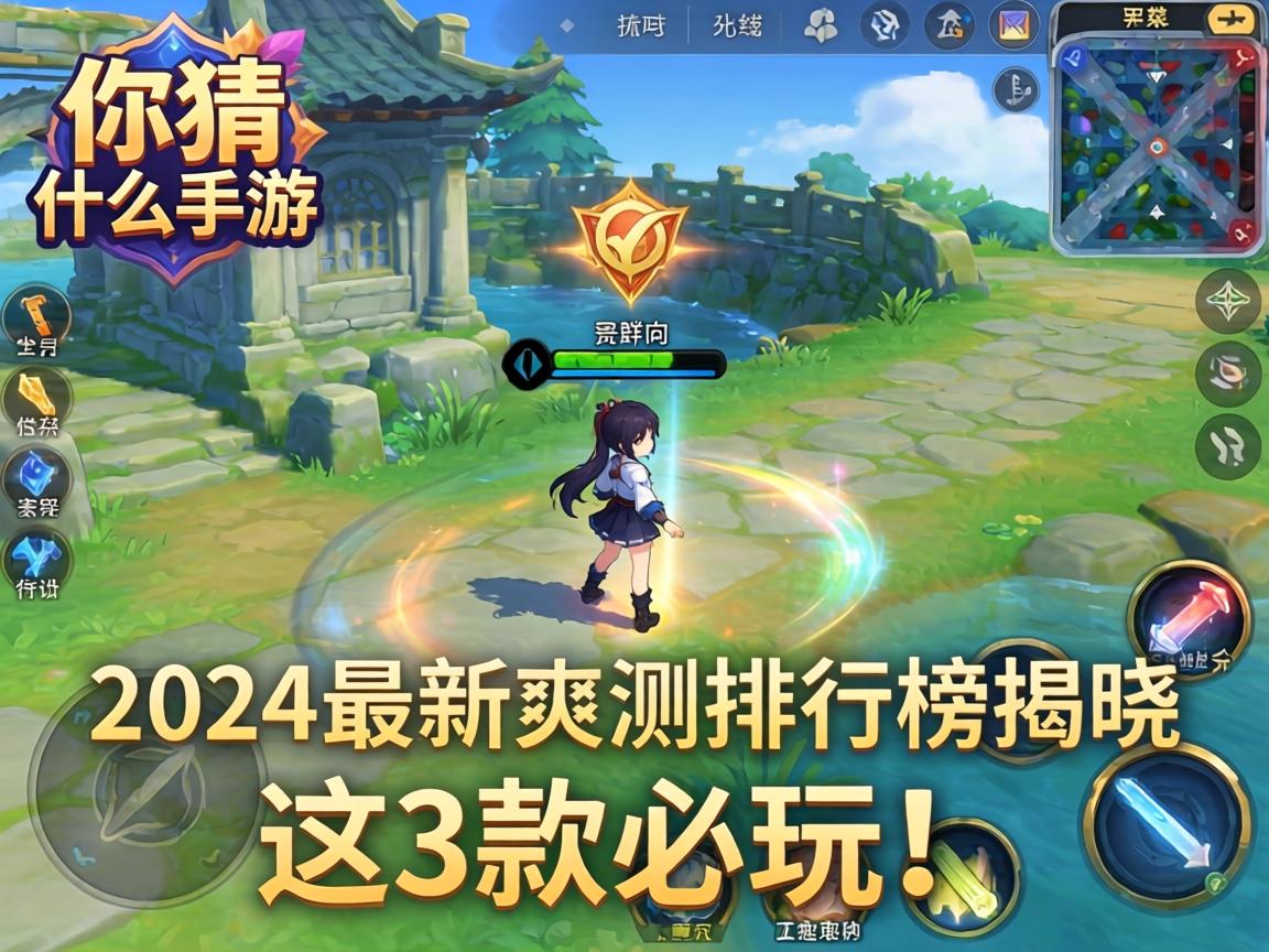 你猜这是什么手游？2024最新实测排行榜揭晓，这3款必玩！