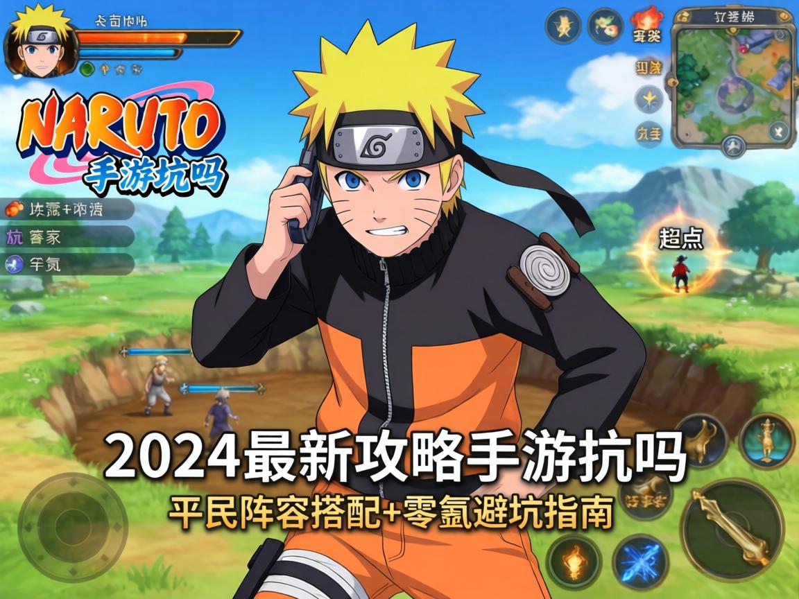 火影忍者手游坑吗？2024最新攻略，平民阵容搭配+零氪避坑指南