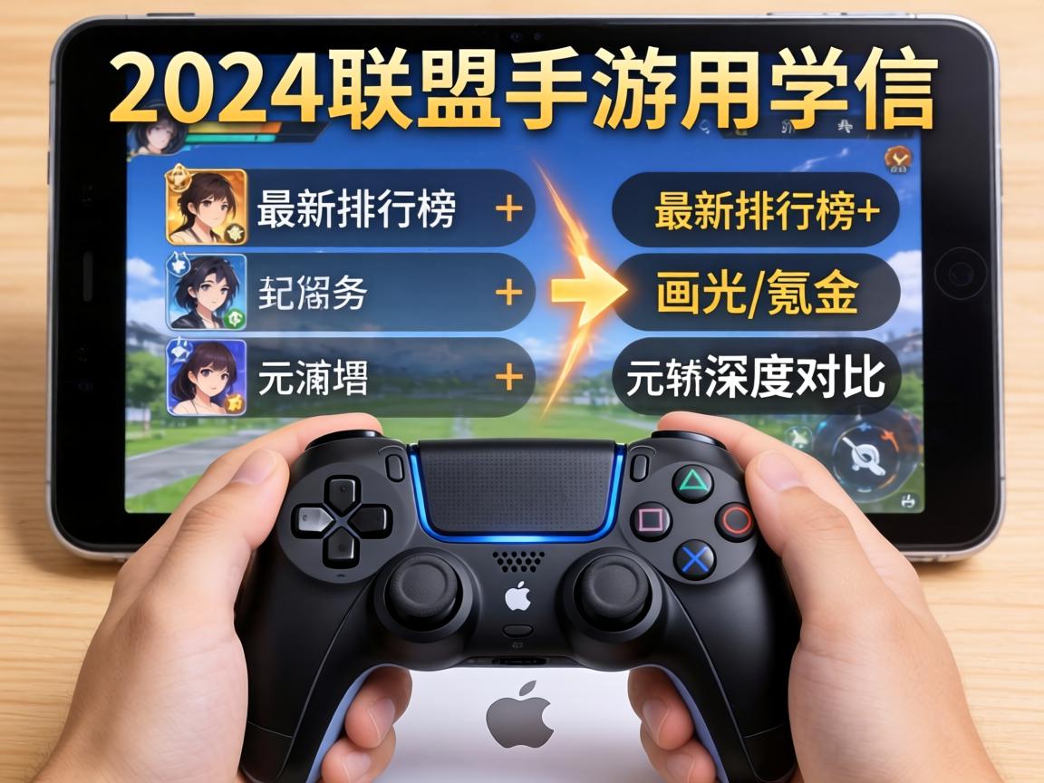 2024联盟手游用手柄玩苹果设备实测，最新排行榜+画质/氪金深度对比