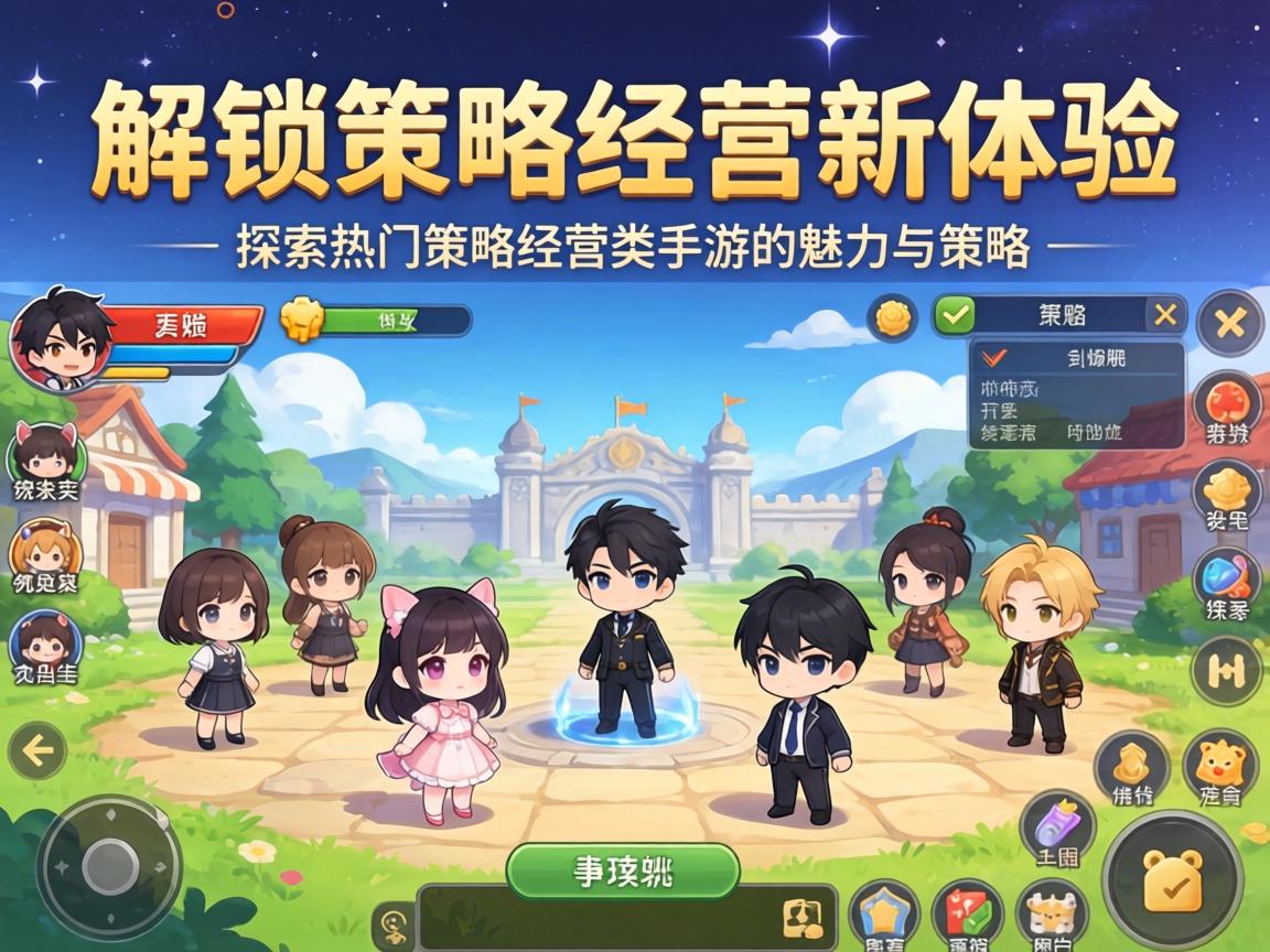 解锁策略经营新体验,探索热门策略经营类手游的魅力与策略
