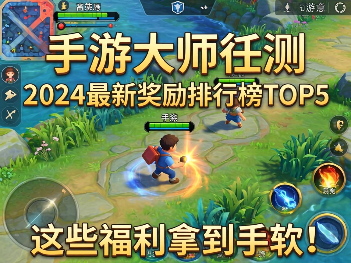 手游大师实测，2024最新奖励排行榜TOP5，这些福利拿到手软！