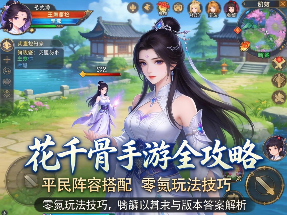 花千骨手游全攻略,平民阵容搭配、零氪玩法技巧与版本答案解析