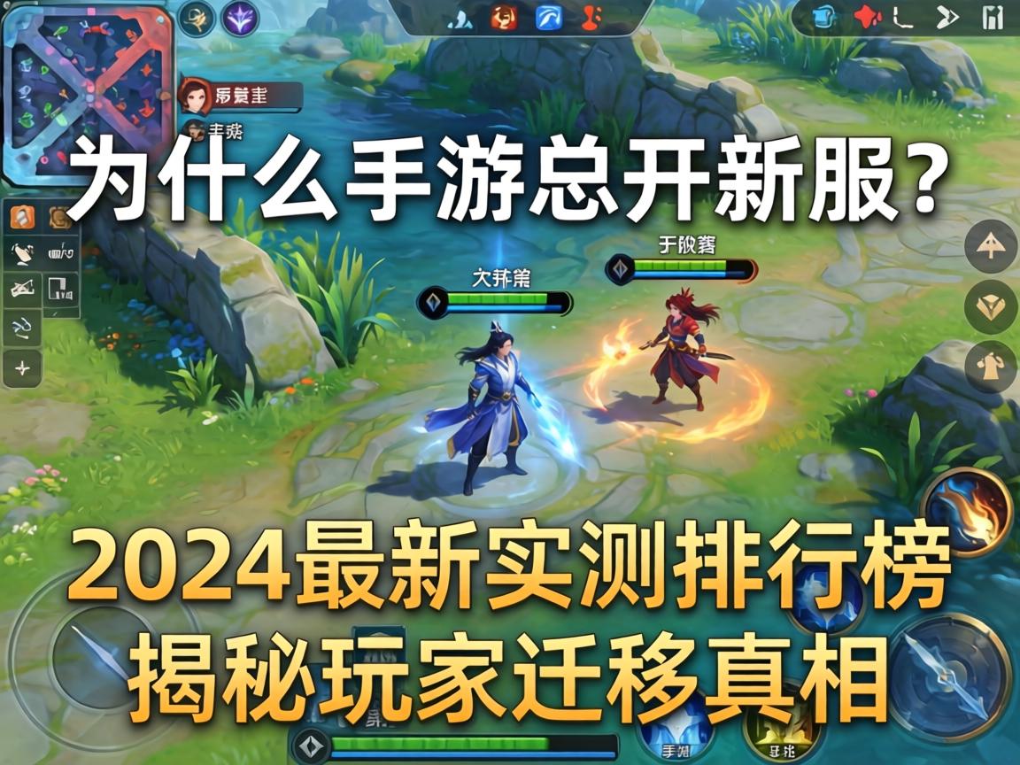 为什么手游总开新服？2024最新实测排行榜揭秘玩家迁移真相