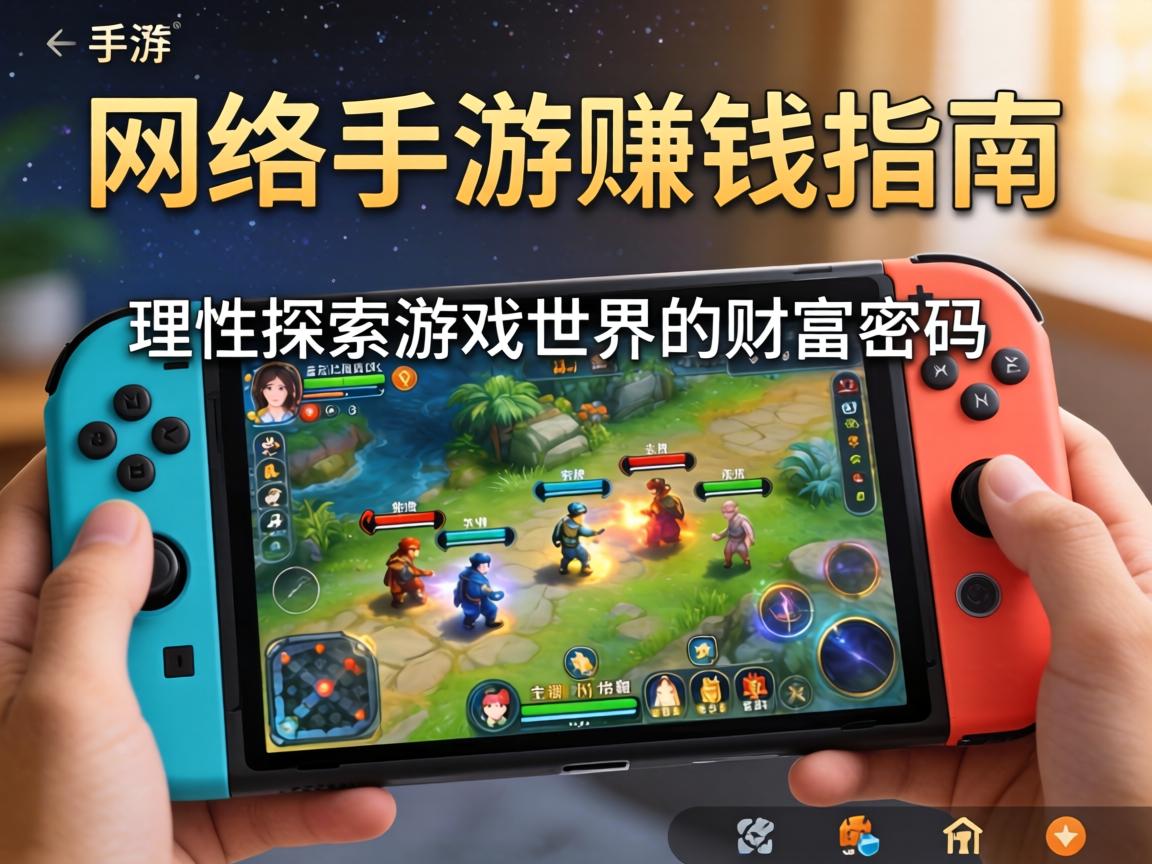 网络手游赚钱指南,理性探索游戏世界的财富密码