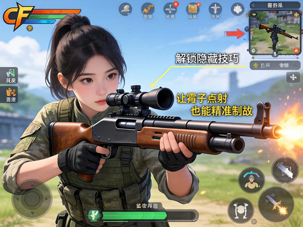 CF手游喷子点射攻略,解锁隐藏技巧,让霰弹枪也能精准制敌
