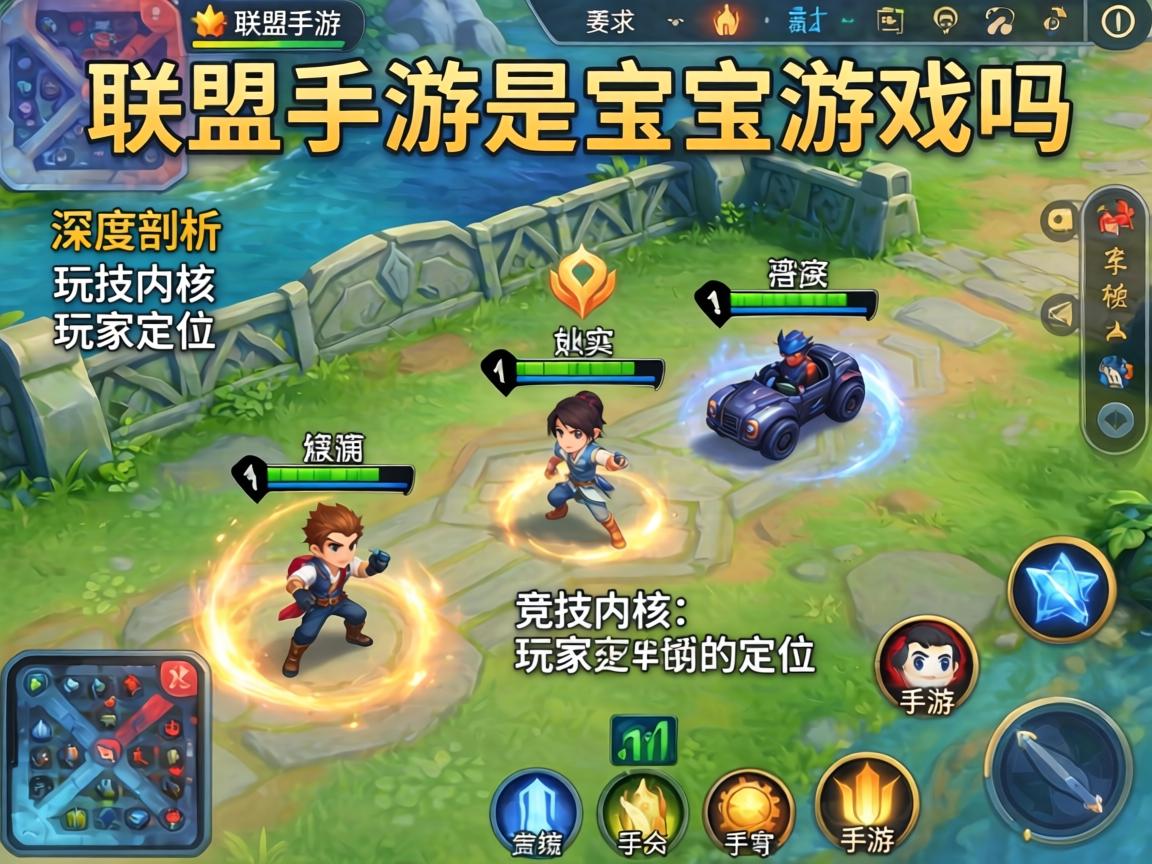 联盟手游是宝宝游戏吗？深度剖析其竞技内核与玩家定位