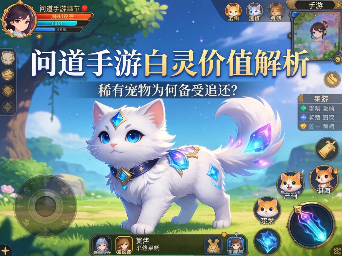 问道手游白灵价值解析，稀有宠物为何备受追捧？