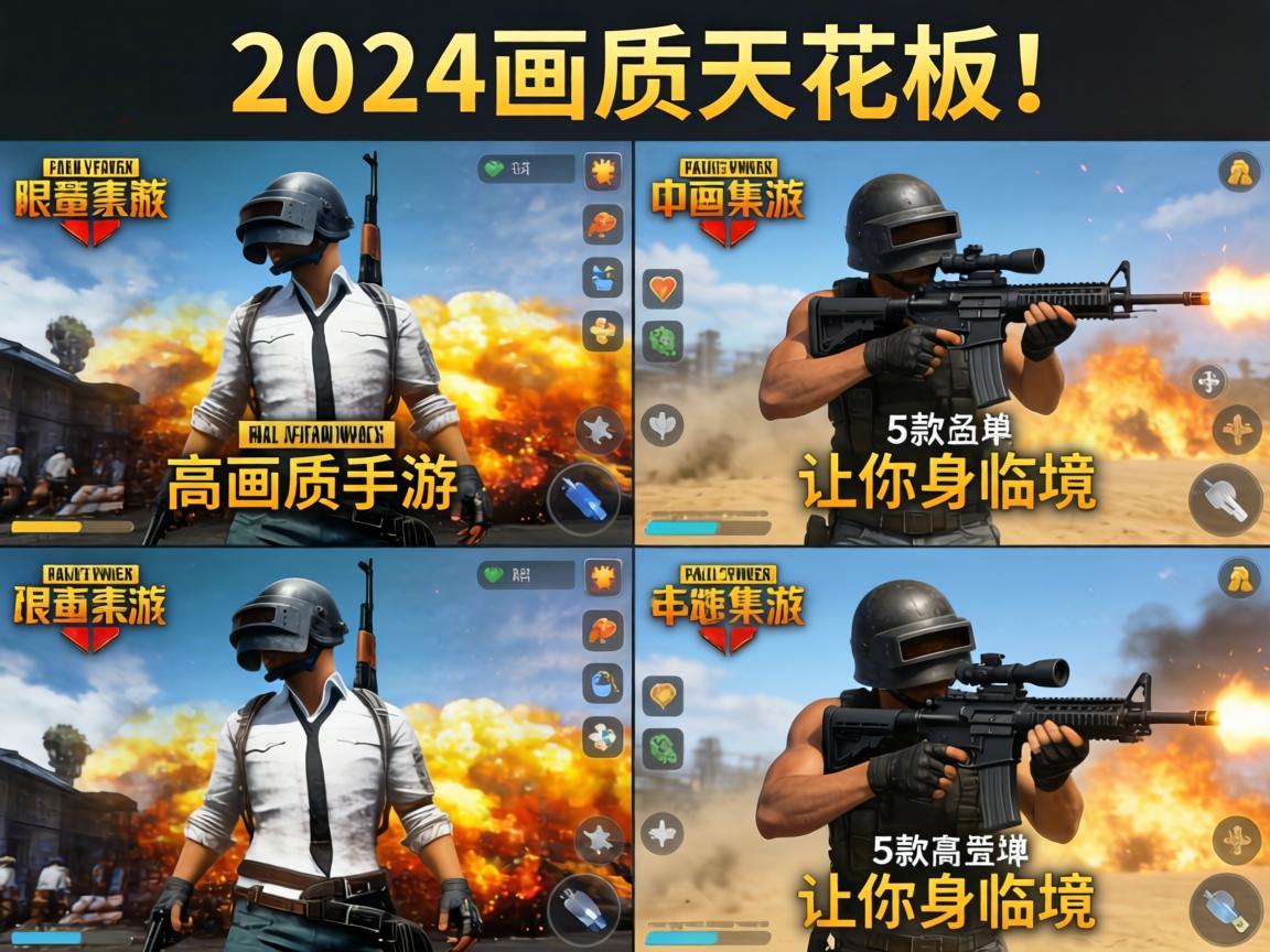 2024画质天花板!这5款高画质射击手游让你身临其境