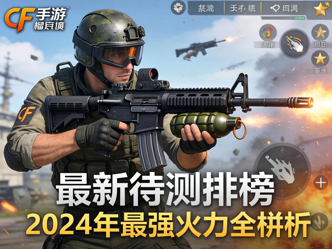CF手游榴弹武器最新实测排行榜,2024年最强火力全解析