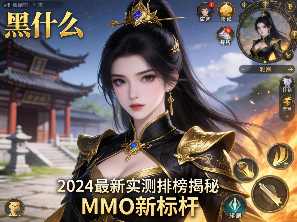 黑金是什么类型的手游？2024最新实测排行榜揭秘MMO新标杆