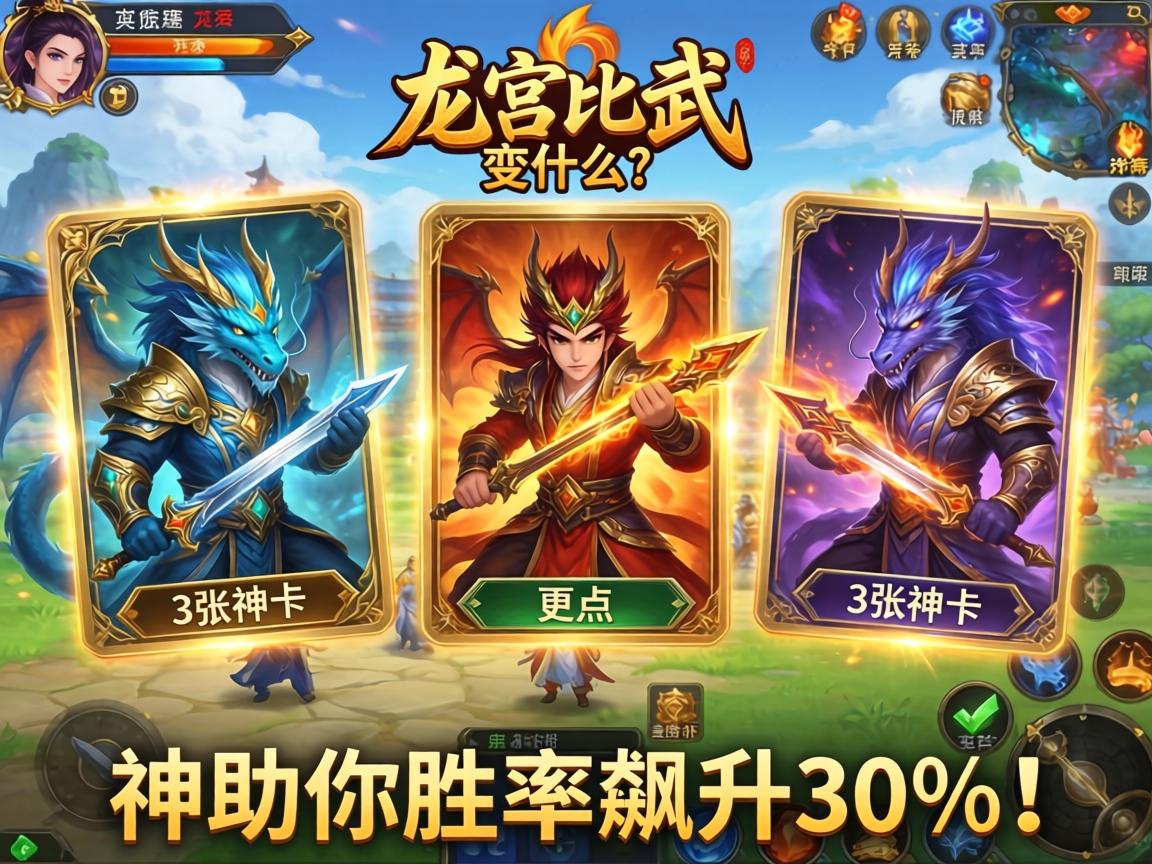 手游龙宫比武变什么卡？这3张神卡助你胜率飙升30%！