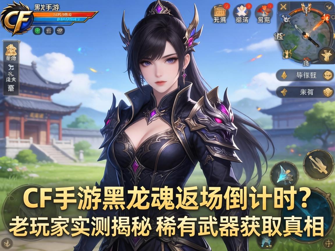 CF手游黑龙魂返场倒计时？老玩家实测揭秘稀有武器获取真相