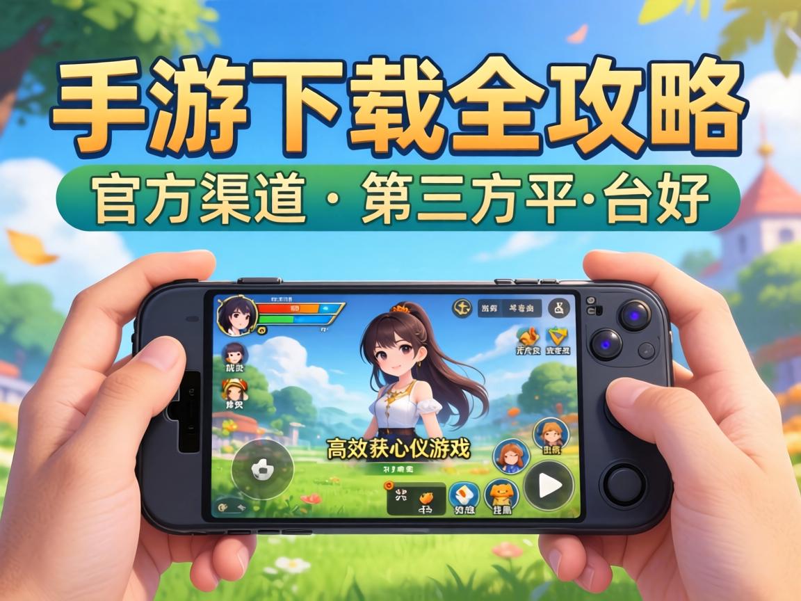 手游下载全攻略，从官方渠道到第三方平台，如何安全高效获取心仪游戏？
