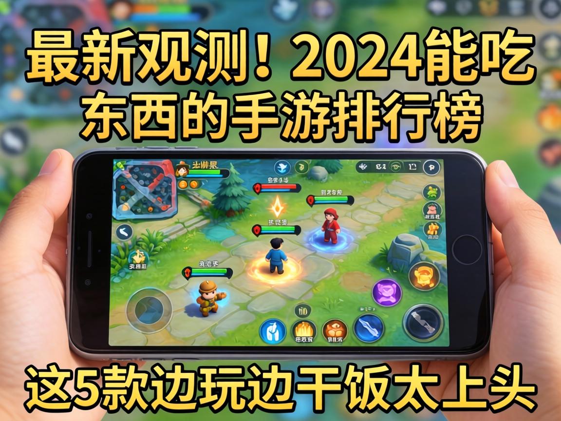 最新实测!2024能吃东西的手游排行榜,这5款边玩边干饭太上头