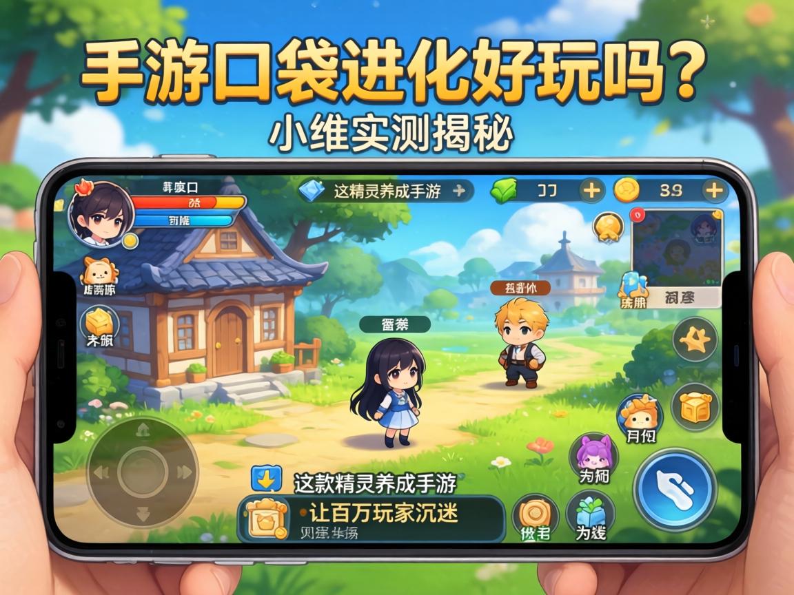手游口袋进化好玩吗?小编实测揭秘,这款精灵养成手游为何让百万玩家沉迷?