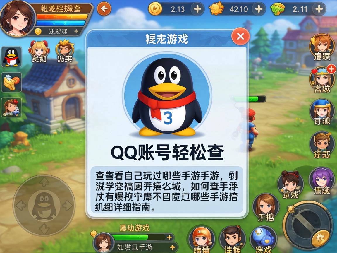 QQ账号轻松查，如何查看自己玩过哪些手游的详细指南