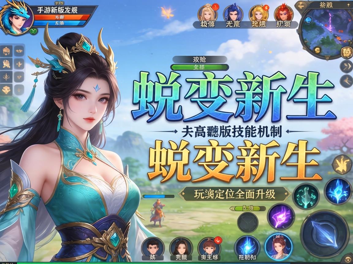 手游新版龙女,蜕变新生,技能机制与玩法定位全面升级