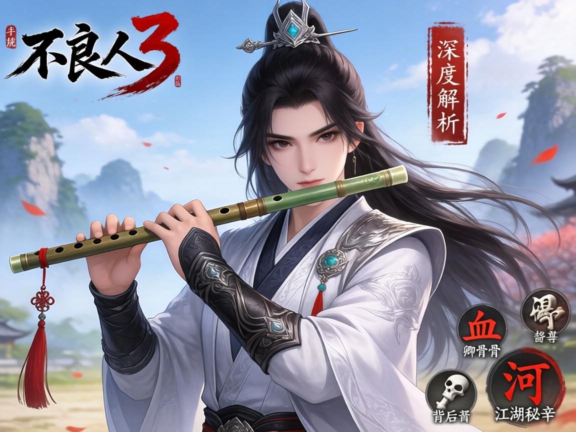 手游不良人3侯卿武器深度解析，血河骨笛背后的江湖秘辛