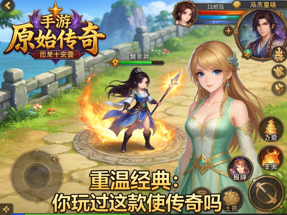 手游原始传奇,重温经典,你玩过这款热血传奇吗?