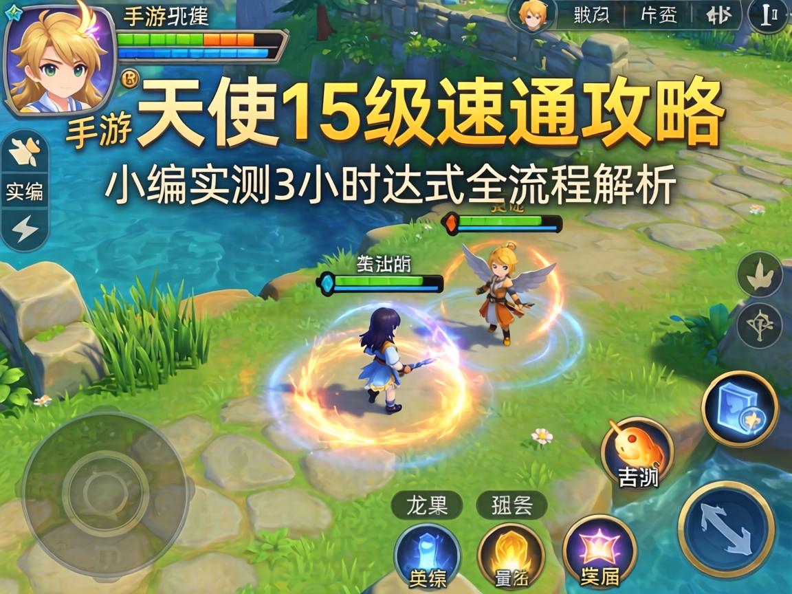 手游天使15级速通攻略,小编实测3小时达成全流程解析