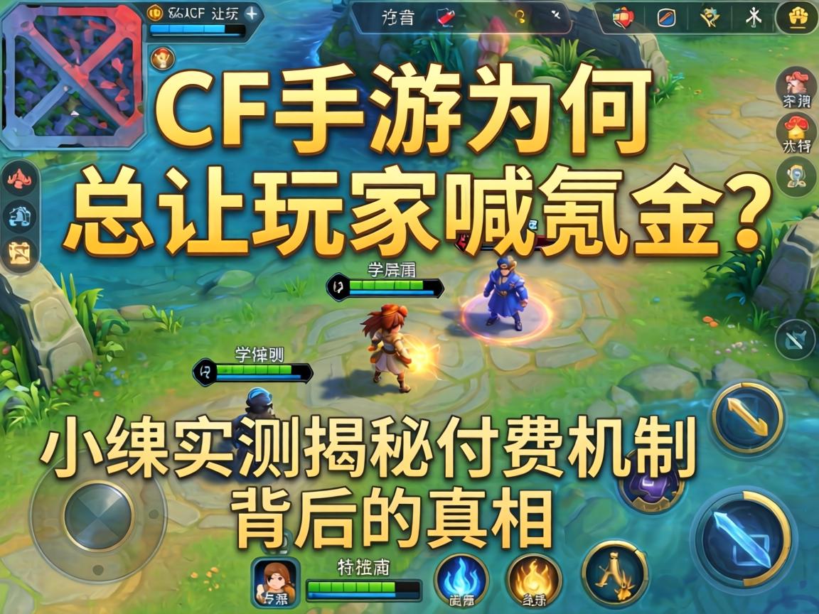 CF手游为何总让玩家喊氪金?小编实测揭秘付费机制背后的真相