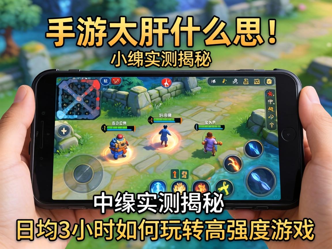 手游太肝什么意思?小编实测揭秘,日均3小时如何玩转高强度游戏